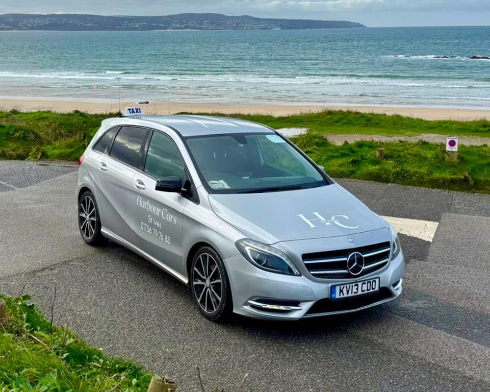 MPV parked in St Ives ready for passengers